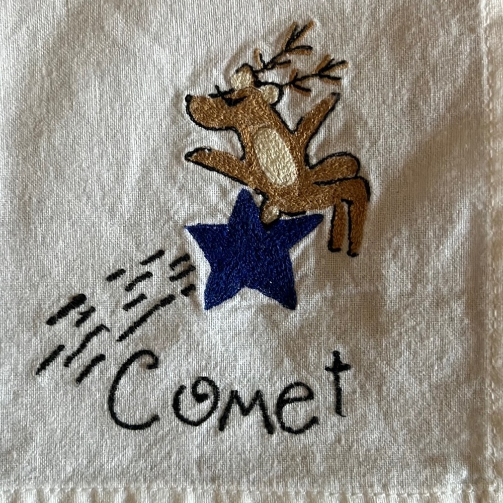 Pottery Barn Reindeer COMET